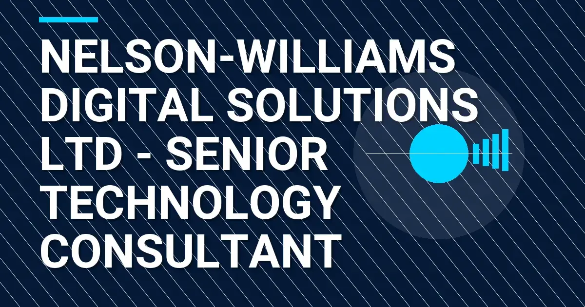 Nelson-Williams Digital Solutions Ltd - Senior Technology Consultant