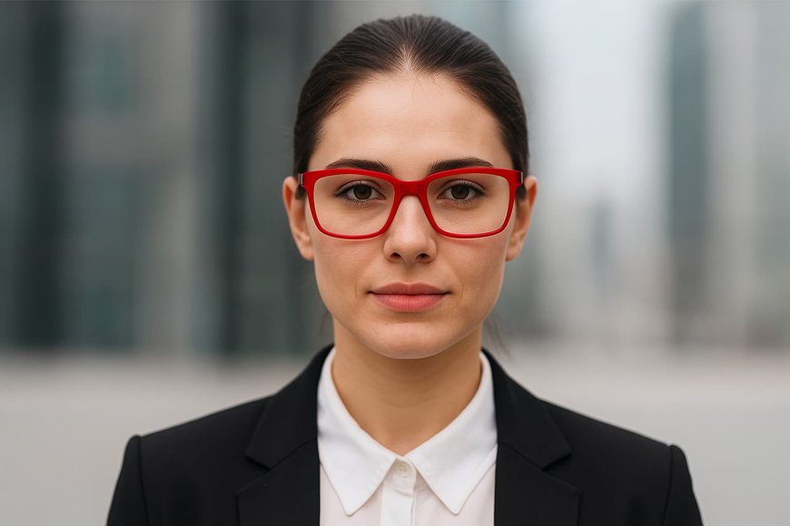 Blue Tortoise Eyeglasses & Red Frame Glasses for Men & Women – EyeWeb