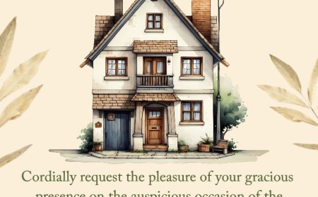 Indian Housewarming Invitation Cards by CraftyArt