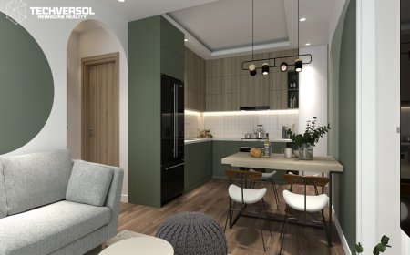 Transforming Real Estate & Web Experience with 3D Virtual House Tours, Custom Web Development, and 3D Rendering – Powered by Techversol