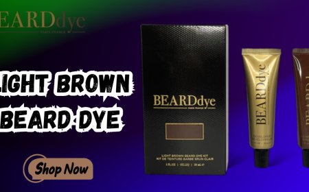 Natural Light Brown Beard Dye – Refine Your Look with Beard Dye