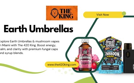 Earth Umbrellas: Mushroom Wellness Reimagined in Miami by The 420 King