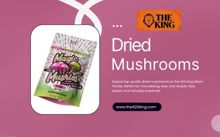 Dried Mushrooms at The 420 King: Raw Power, Real Benefits