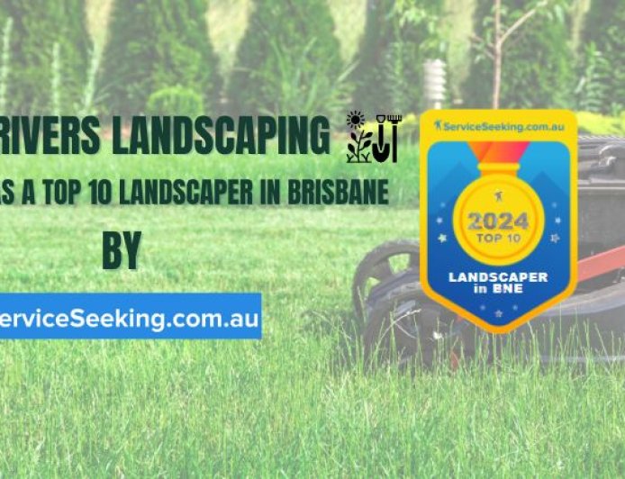 Five Rivers Landscaping Recognized Among Top 10 Landscapers in Brisbane by ServiceSeeking.com.au