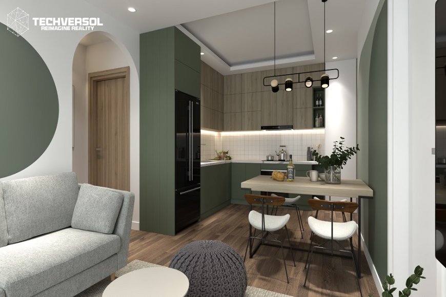 Transforming Real Estate & Web Experience with 3D Virtual House Tours, Custom Web Development, and 3D Rendering – Powered by Techversol