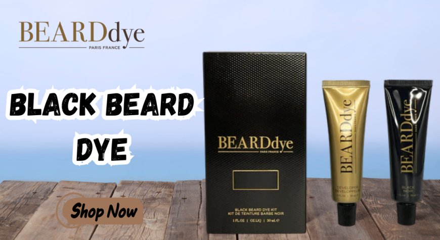 Luxury Black Beard Dye Color by Beard Dye – Groom Like a Gentleman