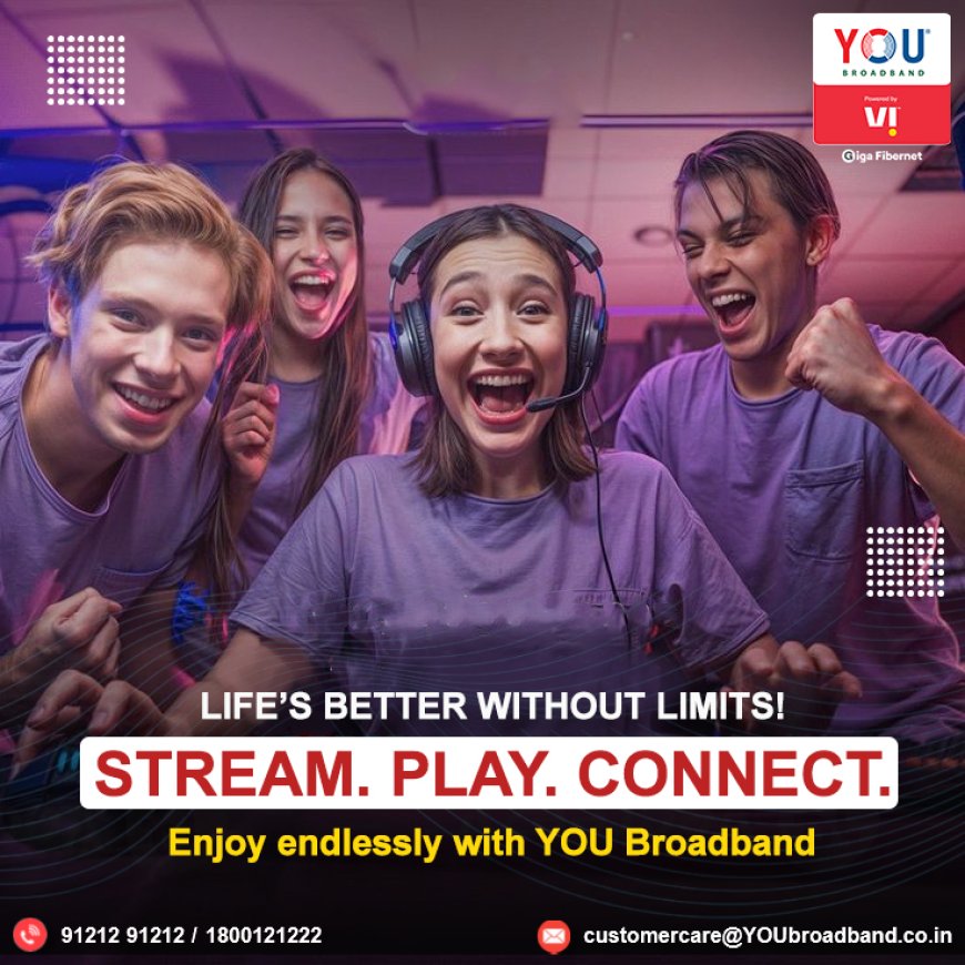 Dominate the Digital Battlefield with High-Speed Internet Plans in Hyderabad – Powered by YOU Broadband