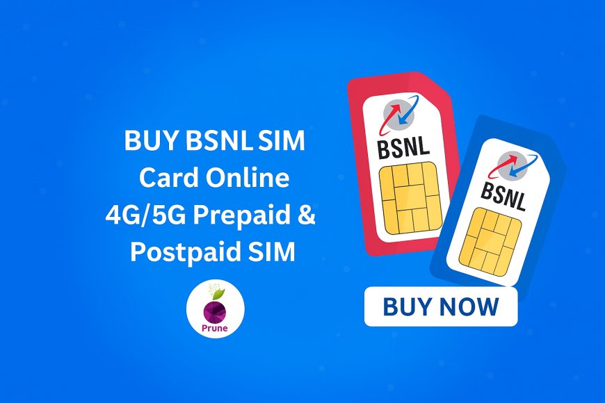 Buy BSNL SIM Card Online | 4G/5G Prepaid & Postpaid SIM - Prune
