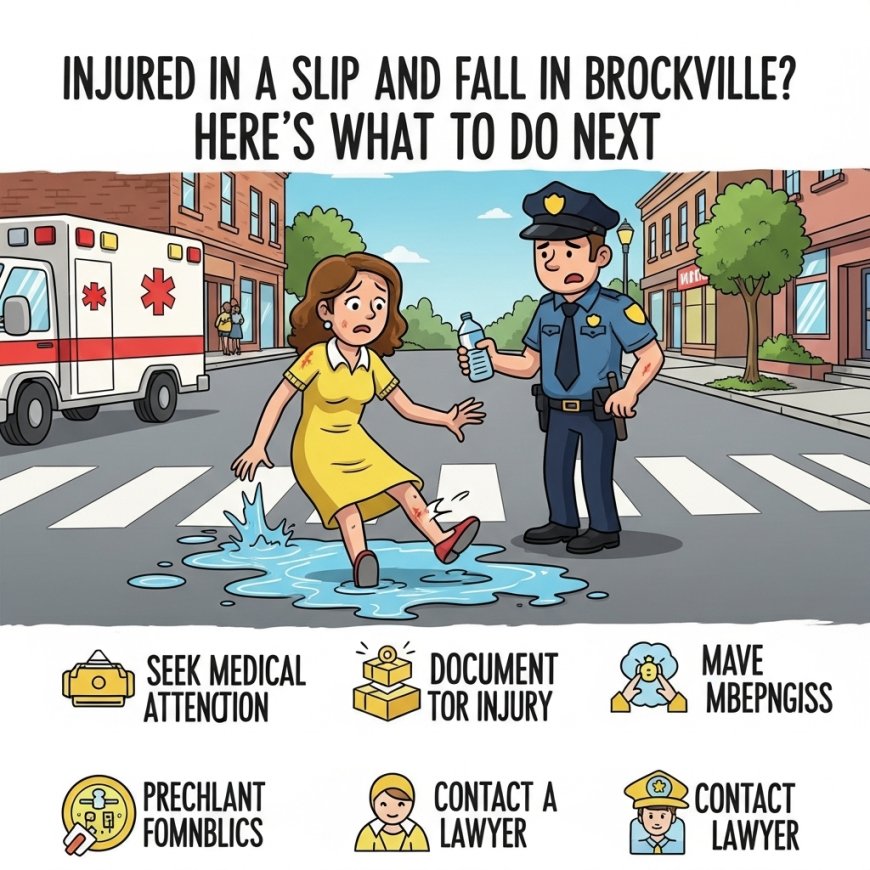 Injured in a Slip and Fall in Brockville? Here's What to Do Next